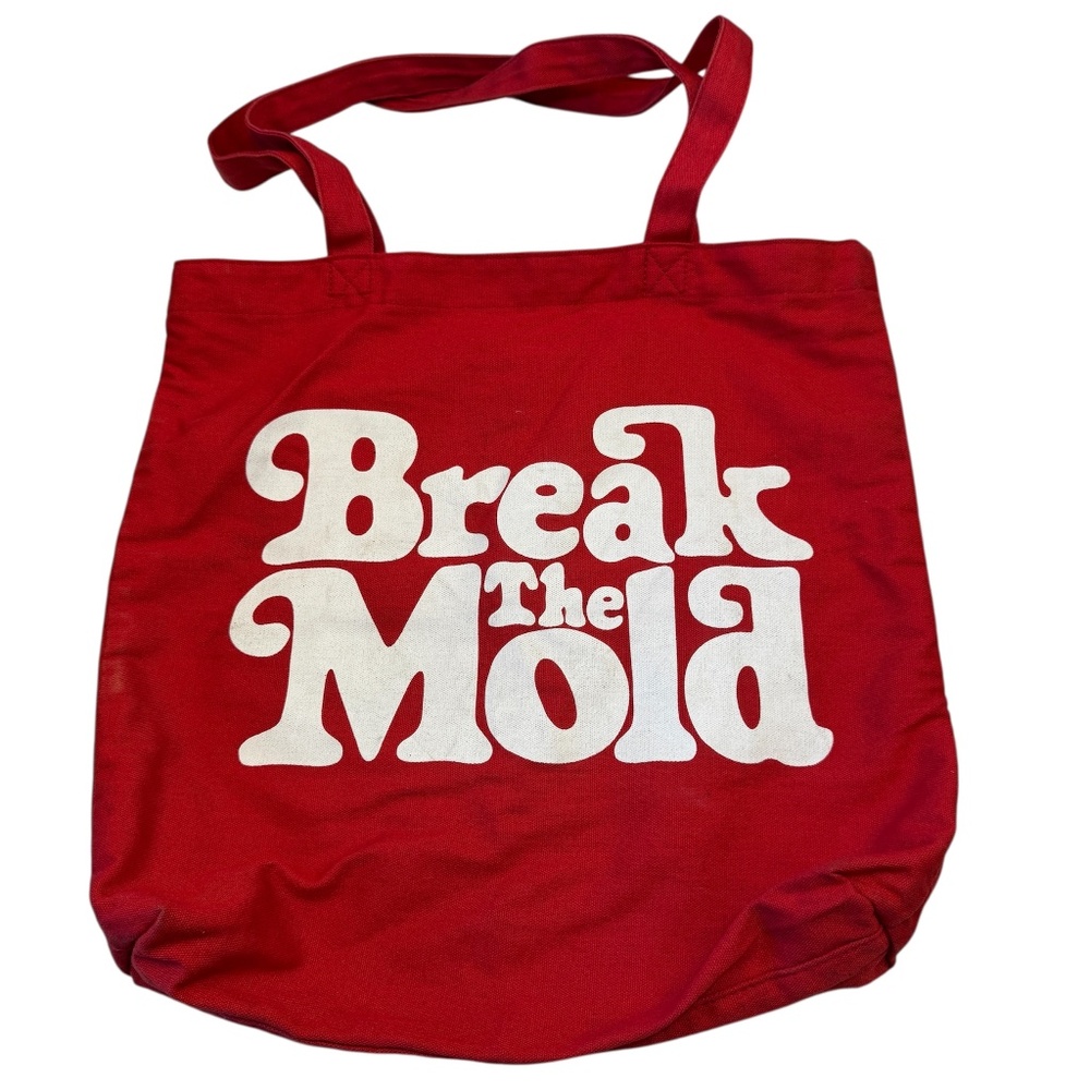 UNIQLO x VERDY " Break‎ the Mold " Red Tote Bag re-usable